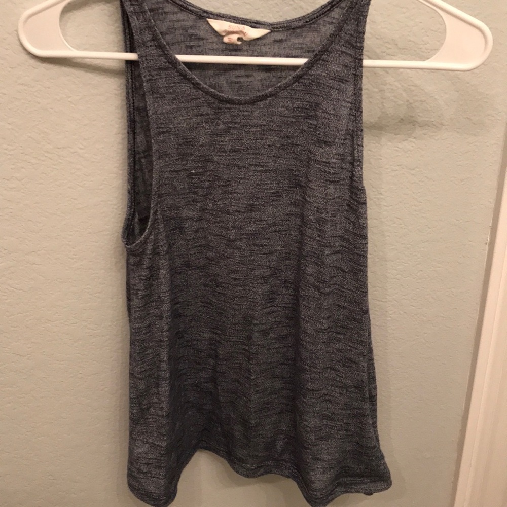 Gray blue tank